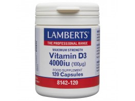 Imagen del producto LAMBERTS Vitamina d3 120 cap 4000 ui 8142