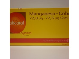 Imagen del producto LABCATAL 12 MANGANESO COBRE 28 AMPOLLAS