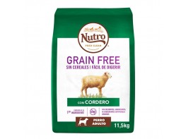 Imagen del producto Nutro grain free adulto mediano cordero 11,5 kg