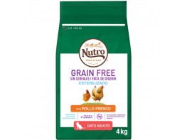 Imagen del producto Nutro grain free gato esterilizado pollo 4 kg