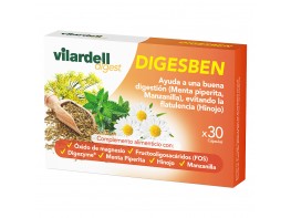 Imagen del producto Vilardell digest digesben 30 caps