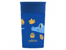 Imagen del producto Dr.Brown's vaso 360 sin boquilla azul con asas 300ml