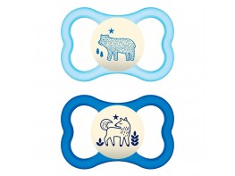 Imagen del producto Mam baby chupete air 6+ azul silicona