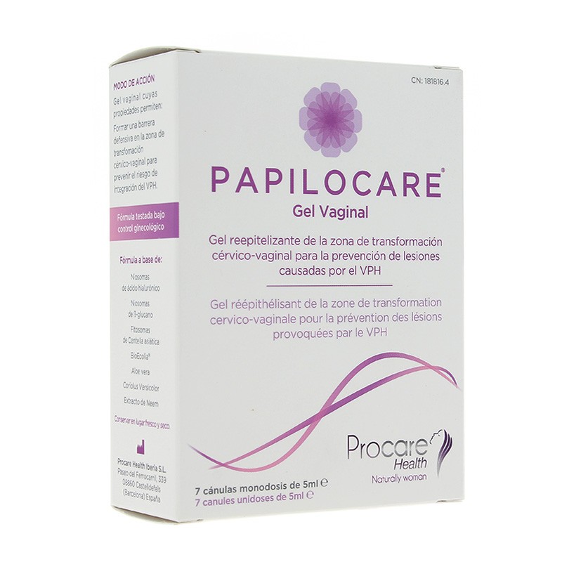 Papilocare gel vaginal 7 cánulas x 5ml